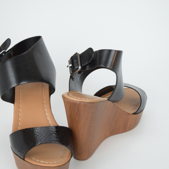 Jore Shoes - Jore Women's Black Platform Wedge Shoes Size 7M